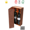 Caixas de presente personalizadas para garrafas de cerveja OEM com caixa de presente de caixa de vinho de cartão magnético